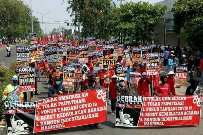 Demo Buruh Tolak Omnibus Law Dilarang, Polisi Tak Ingin Ada Klaster ...