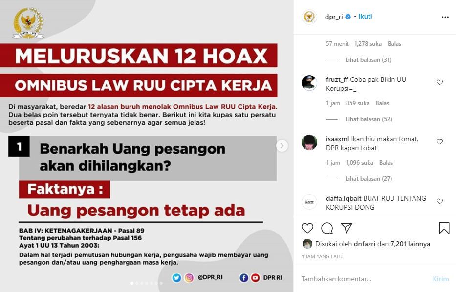 Omnibus Law Terobosan Baru Untuk Menyengsarakan Rakyat Politik Today