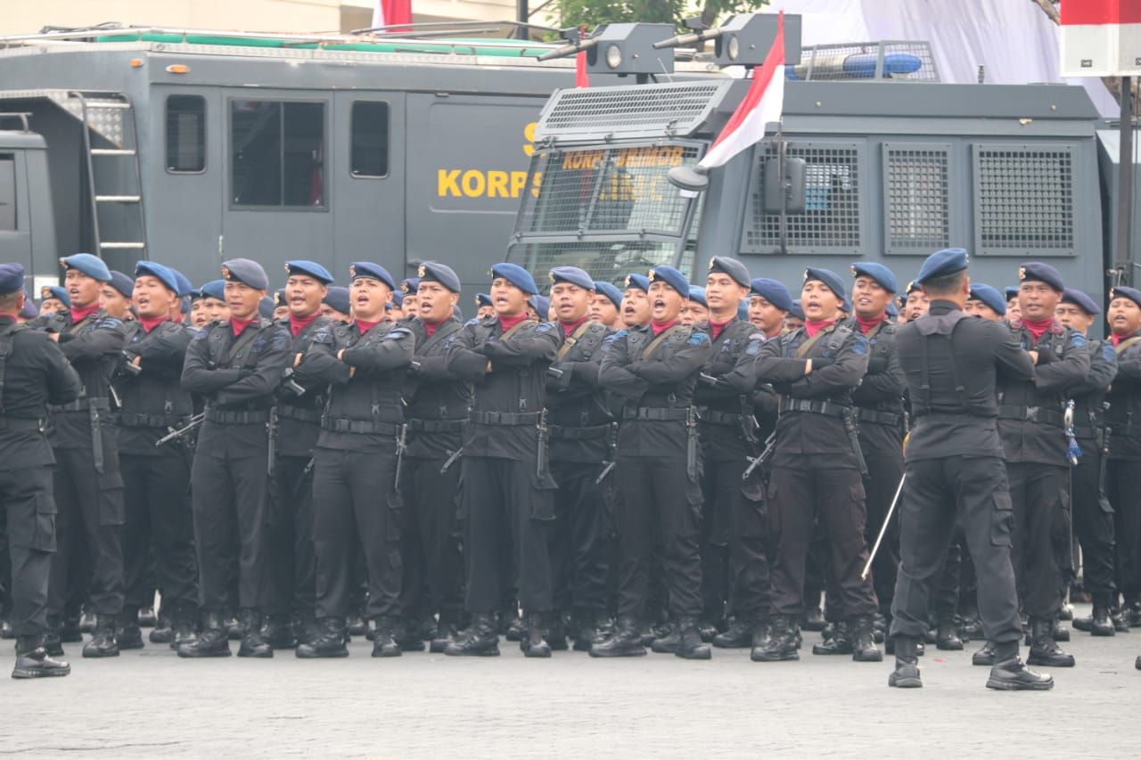 Pasukan Brimob siap amankan aksi massa di Jakarta