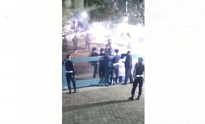 Peristiwa polisi memukul Satpam Gedung Rektorat Unisba