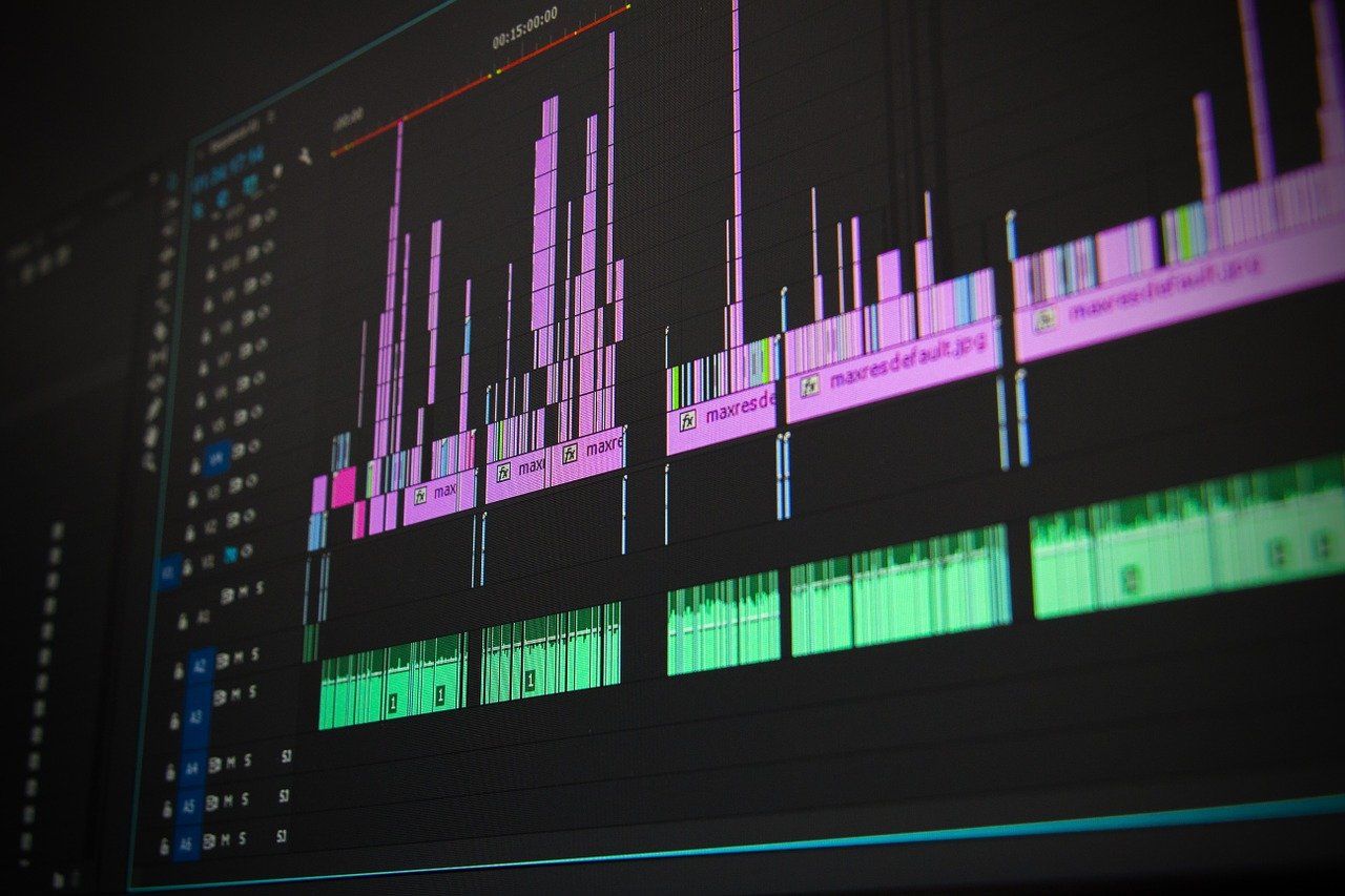 tampilan salah satu aplikasi editing video
