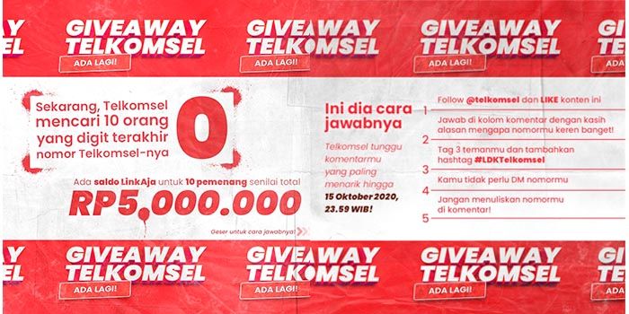 Ini Syarat Dan Cara Dapat Uang Gratis Rp 5 Juta Dari Telkomsel Untuk 10 Orang Besok Terakhir Berita Diy