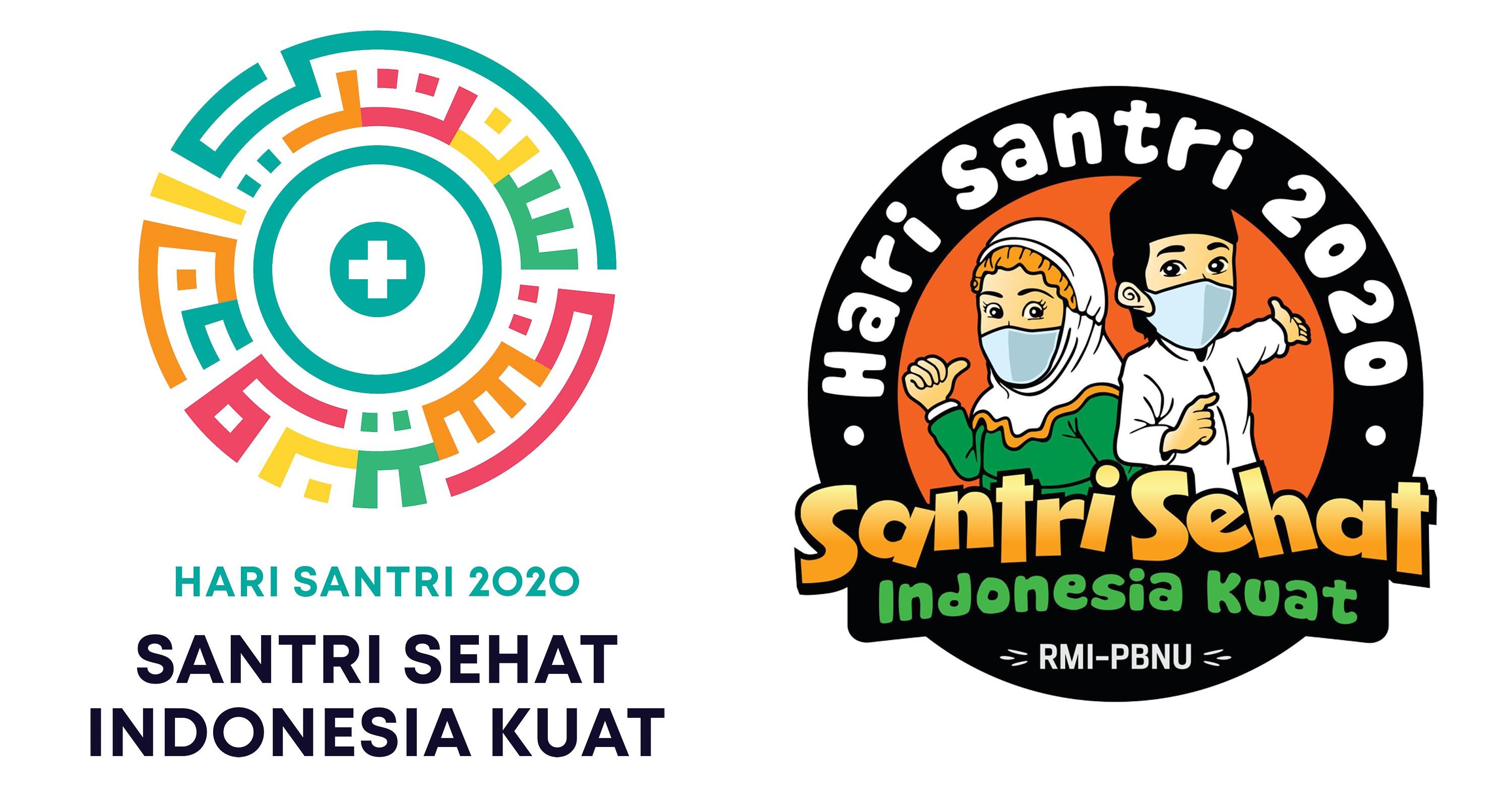 Logo hari Santri Nasional versi Kemenag dan RMI PBNU. Hari Santri Nasional diperingati tanggal 22 Oktober ditetapkan Jokowi tapi ada juga peran Soekarno