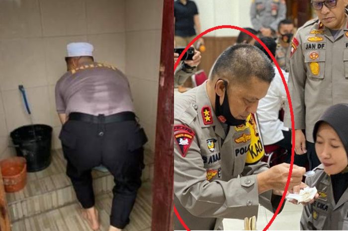 Ini sosok Kapolda Maluku yang tertangkap kamera sikati sendiri WC mushola