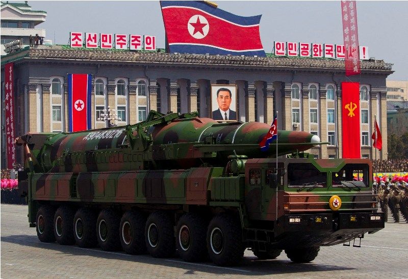 Rudal balistik antar benua Korea Utara.