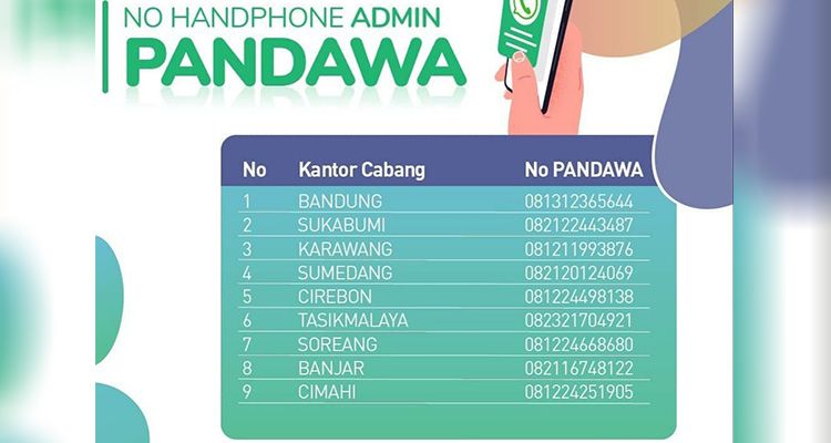 Ini Nomor Whatsapp Admin Pandawa Bpjs Kesehatan Bandung Soreang Cirebon Dan Daerah Lain Di Jabar Prfm News