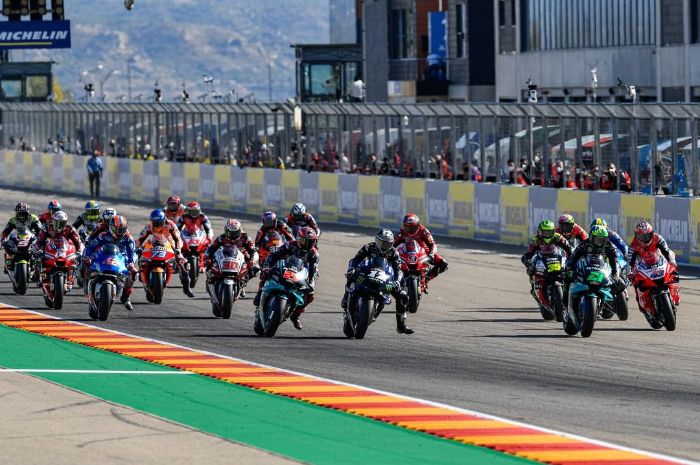 Ilustrasi balapan MotoGP Aragon 2020: Rim Indonesia akan resmi berlaga di MotoGP 2021 mendatang di Moto2 dengan nama Mandalika Racing Team Indonesia.