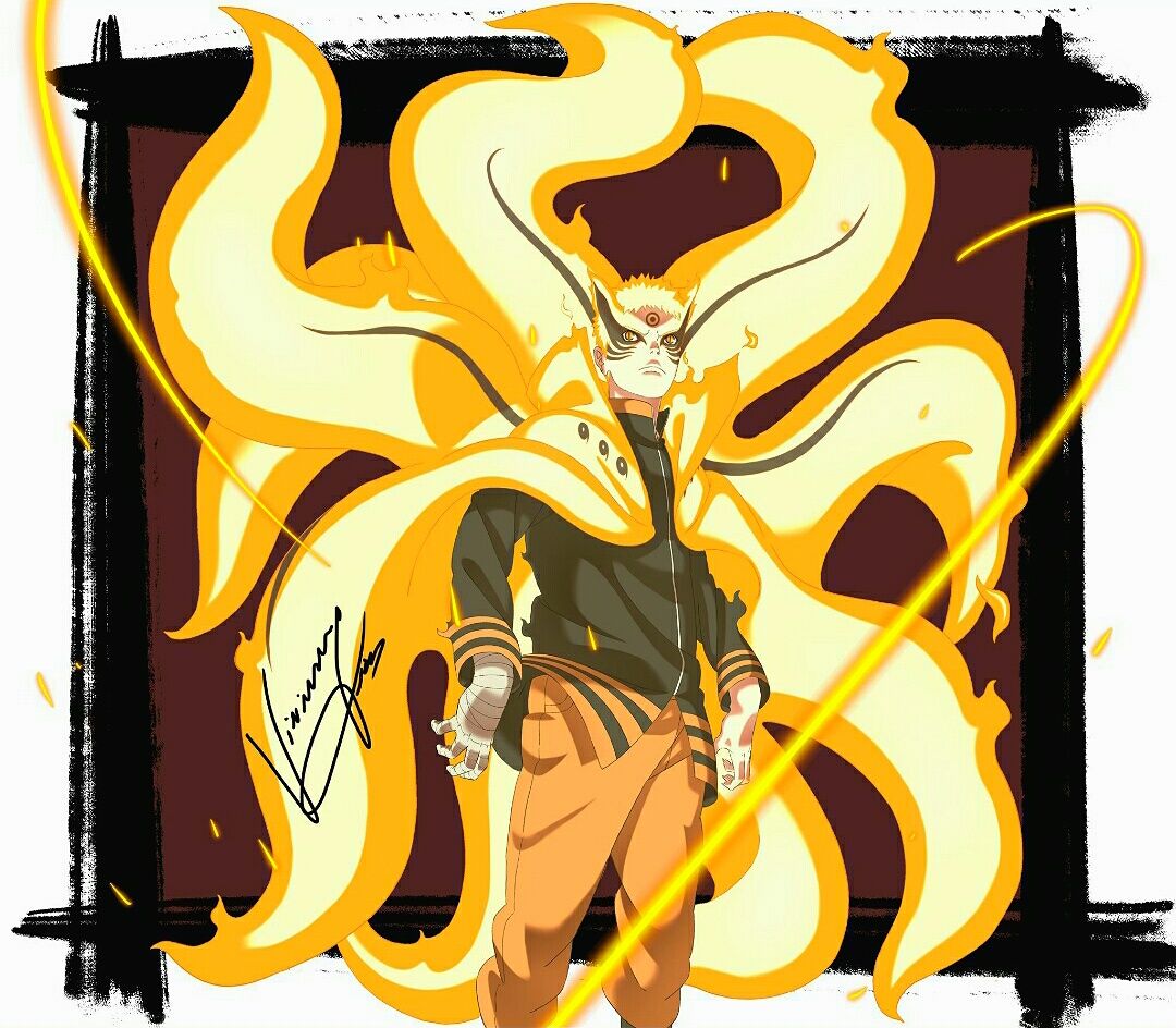 Gambar Naruto Baryon Mode gambar ke 2