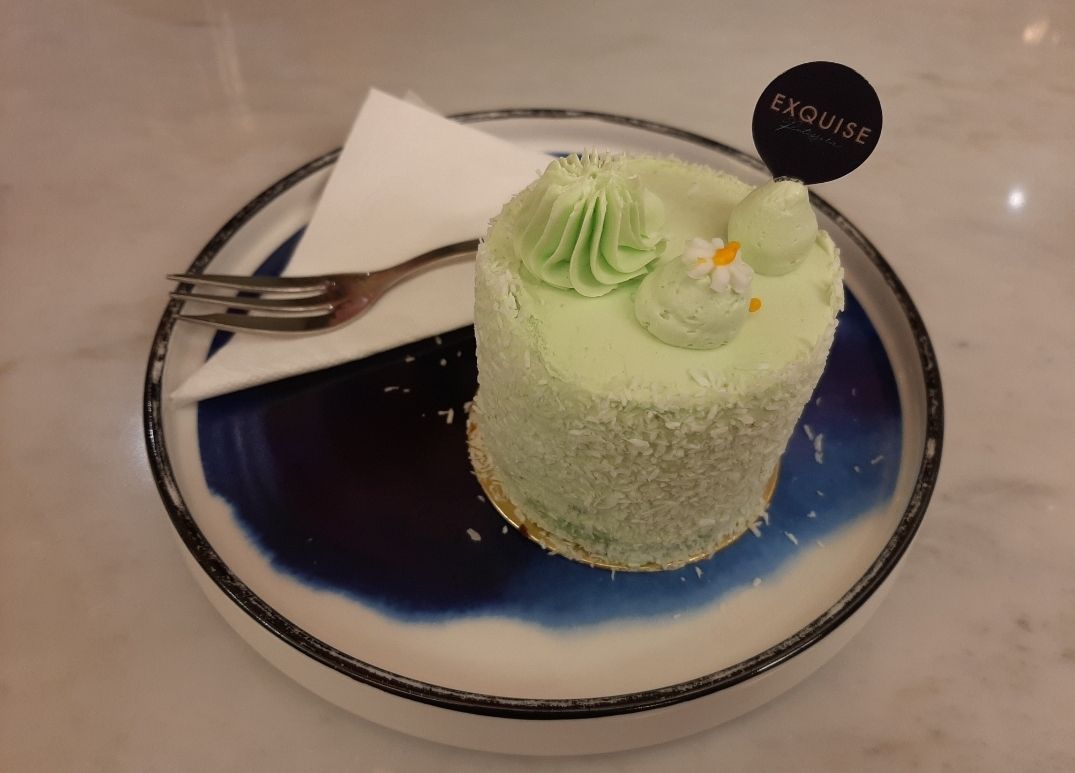 Pandan Klepon ala Exquise Patisserie Cafe di Senopati