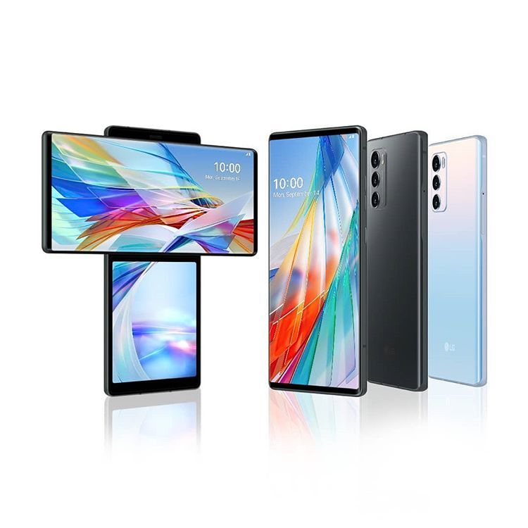 LG Wing tersedia dalam 2 varian warna,  Aurora Grey dan Illusion Sky
