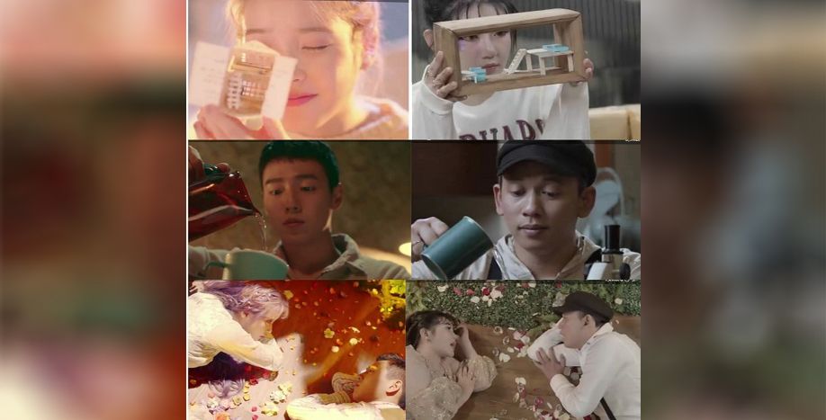 Beberapa adegan yang menampilkan kemiripan MV ‘Kasih Dengarkanlan Aku’ milik Via Vallen dengan MV ‘Above The Time’ milik IU.