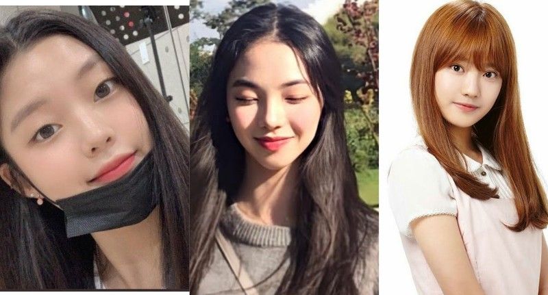 Kolase foto calon member Aespa, yaitu Jimin, Helen dan Ningning yang merupakan trainee SM Entertainment. 
