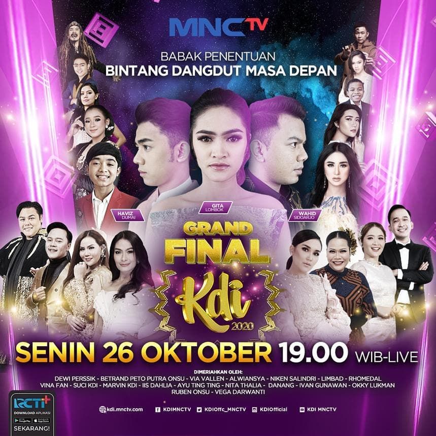 Jadwal Acara Mnctv Hari Ini Senin 26 Oktober Grand Final Kdi 2020 Zona Banten