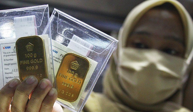 Daftar Harga Emas Antam Retro Batik  dan UBS di 