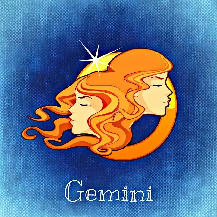 Simbol zodiak gemini.