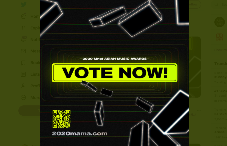 Lengkap! Cara Voting MAMA 2020 Lewat mama.mwave.me/en/vote ...