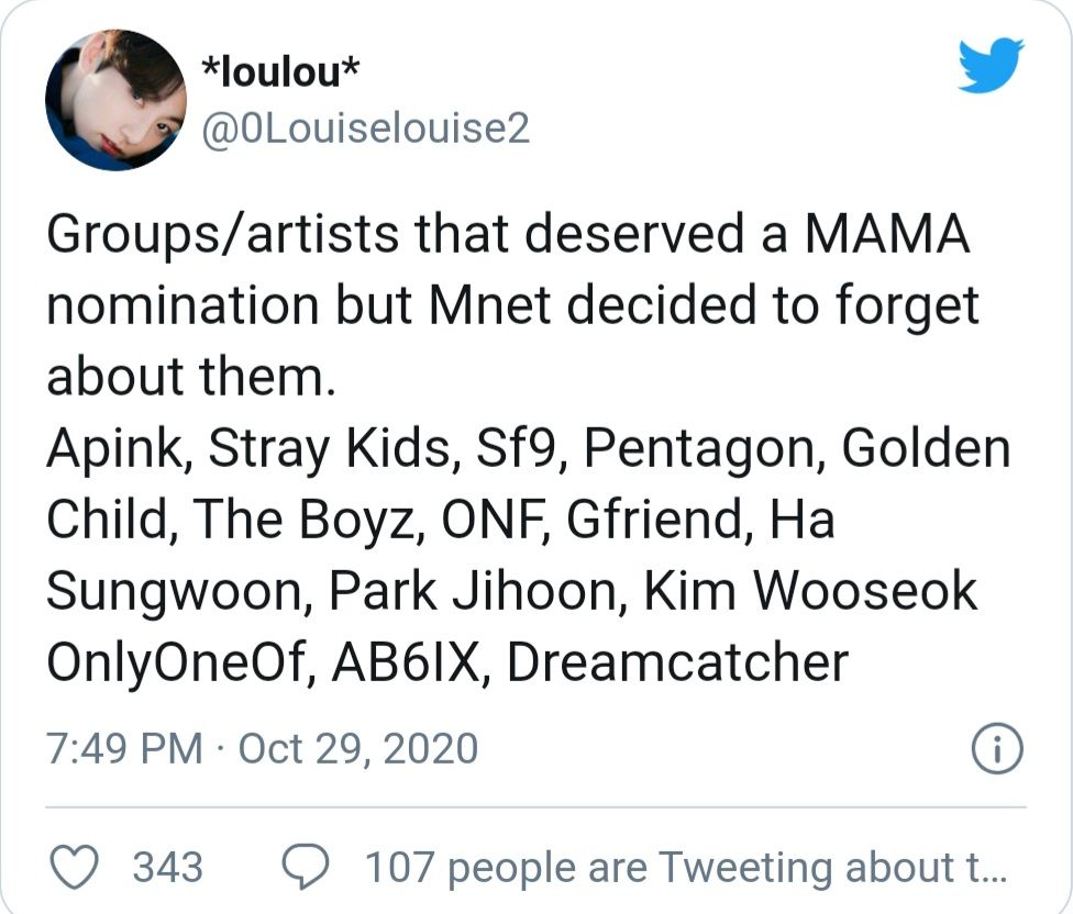 Kekecewaan netizen terhadap Mnet dan MAMA 2020.