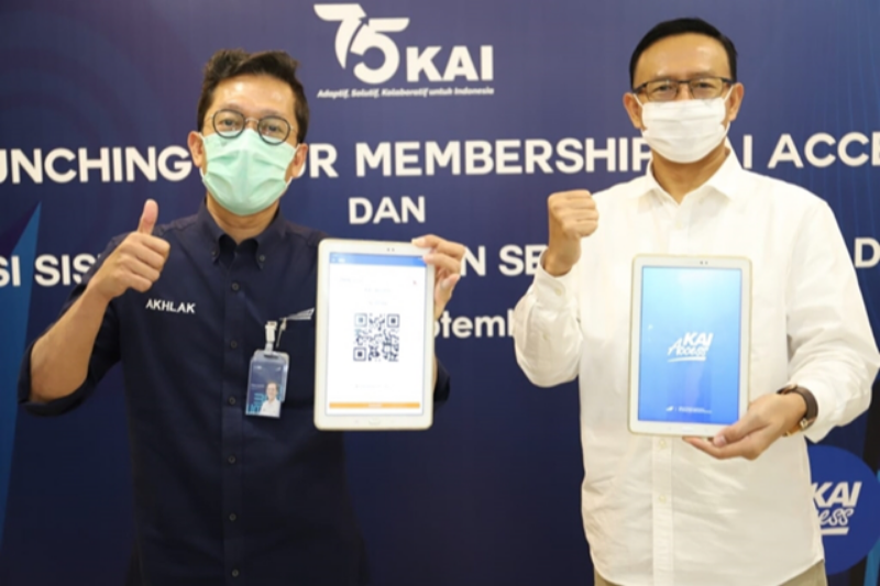Kini KAI Acccess juga telah mampu menerima pembayaran dari seluruh penyedia layanan dompet digital, berkat pengembangan pembayaran digital menggunakan QRIS.*