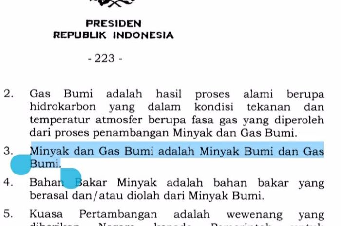 UU Cipta Kerja Diteken Presiden, Pengertian Minyak dan Gas Bumi Jadi Viral di Media Sosial 