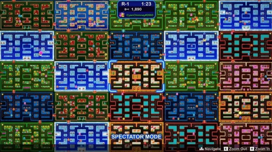 Ilustrasi game Pac-Man Mega Tunnel Battle. (oneesports.gg)