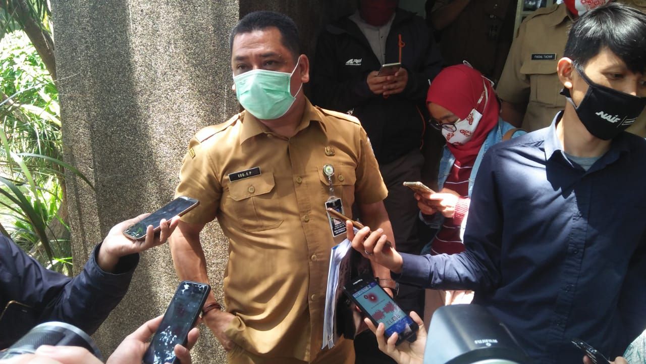 Kepala Bidang Kepariwisataan Disbudpar kota Bandung, Edward Parlindungan saat ditemui di Balai Kota Bandung, Selasa 3 November 2020.