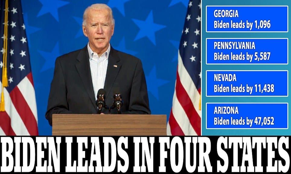 Raihan Joe Biden di empat negara.