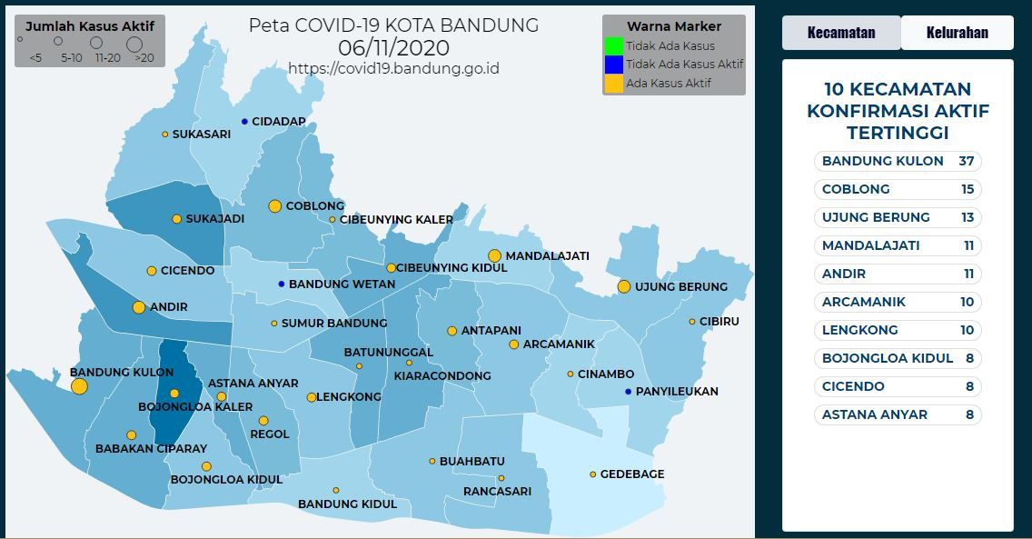 software peta kota bandung indonesia
