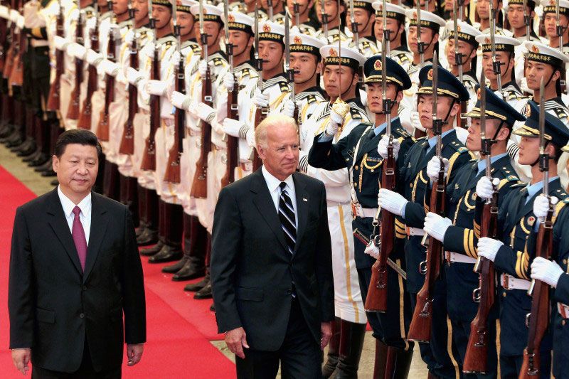 Joe Biden saat menjabat Wapres AS dalam kunjungannya ke China.