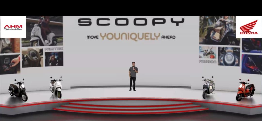 Potongan layar peluncuran Honda Scoopy terbaru