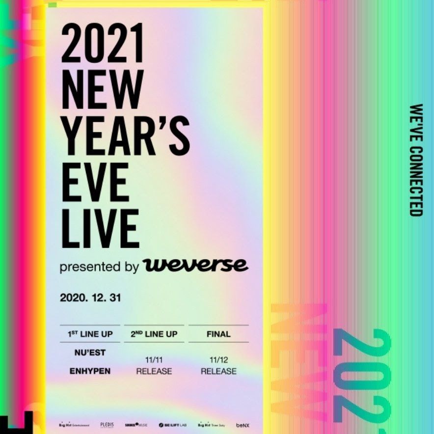 2021 New Year's Eve Live Big Hit Entertainment