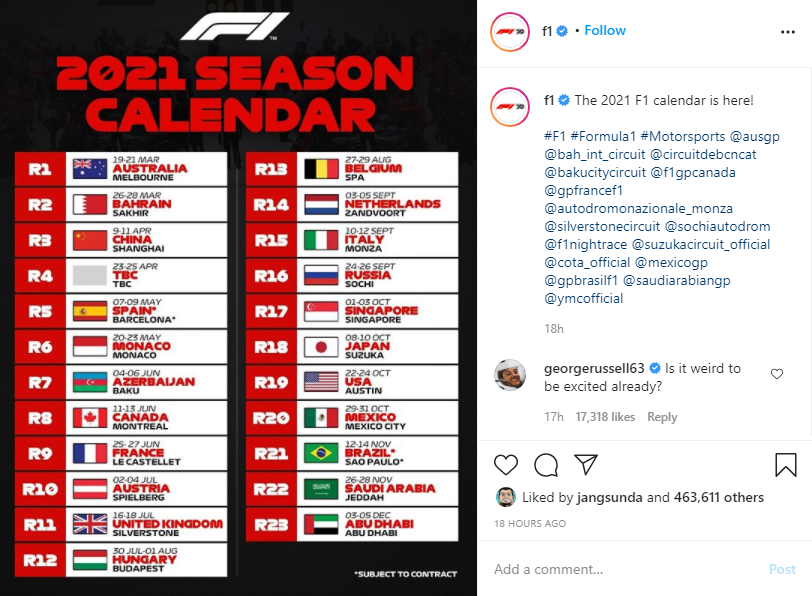 F1 2021 Kalender - Der Kanadische Gp Wurde Im F1 2021 Kalender Durch Den Turkischen Gp Aufgrund Von Reisebeschrankungen Fur Covid 19 Ersetzt Germanic Nachrichten _ The 2021 fia formula one world championship is a motor racing championship for formula one cars which is the 72nd running of the formula one world championship.