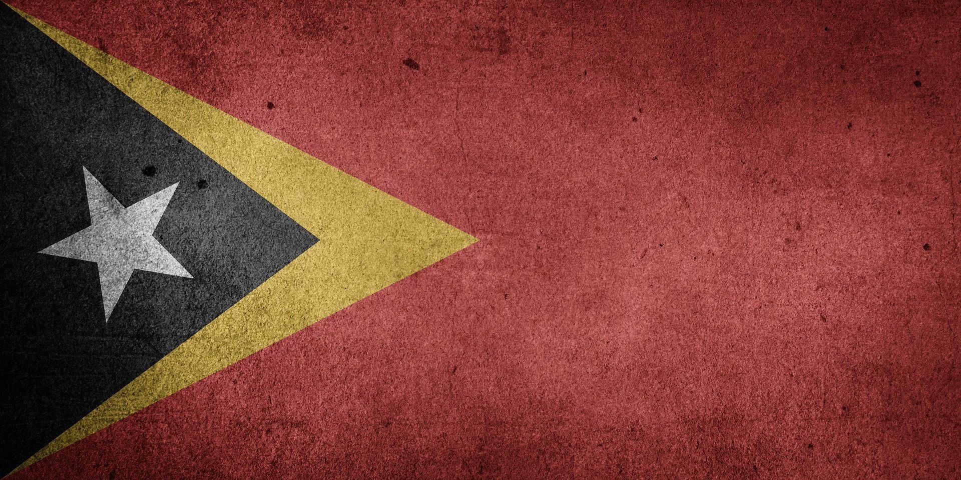 ILUSTRASI bendera Timor Leste.* 