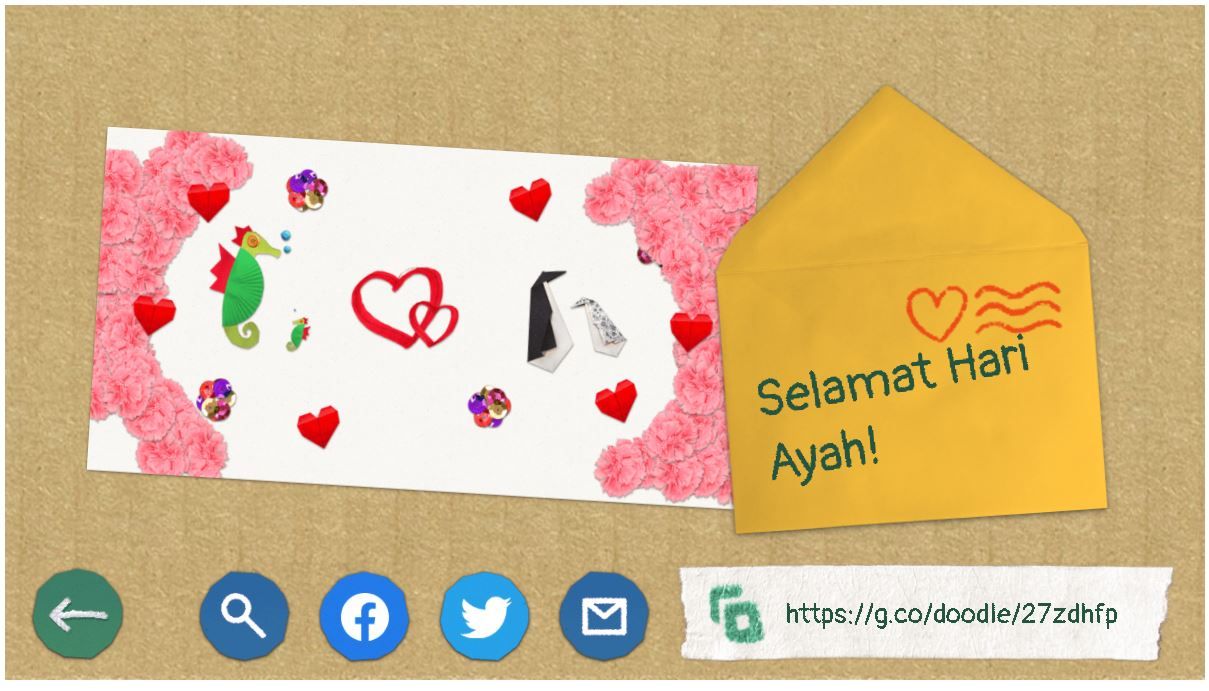 Yuk Buat Kartu Ucapan Selamat Hari Ayah Nasional Di Google Doodle Art Fix Riau Pesisir