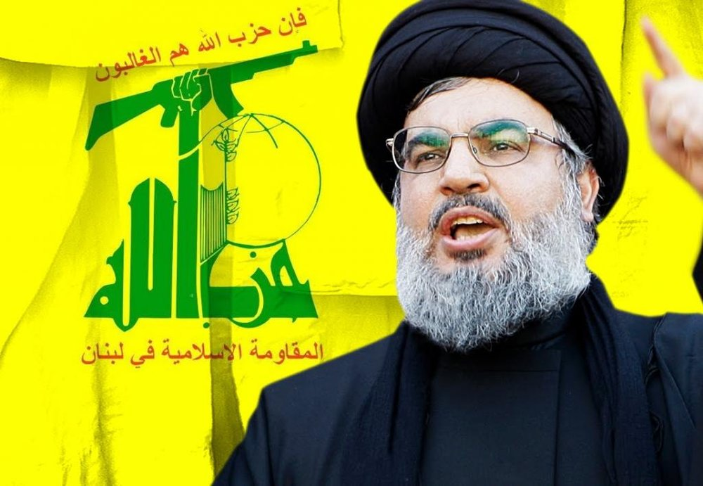 Pemimpin Hizbullah Lebanon, Sayyed Hassan Nasrallah.*