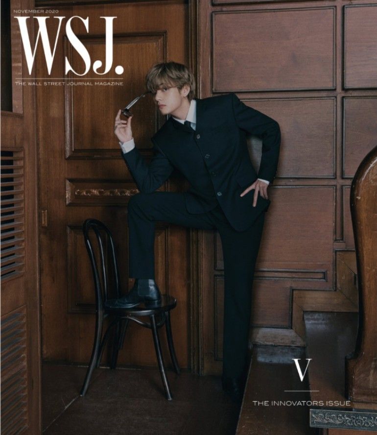 V BTS dalam Cover Majalah Wall Street Journal