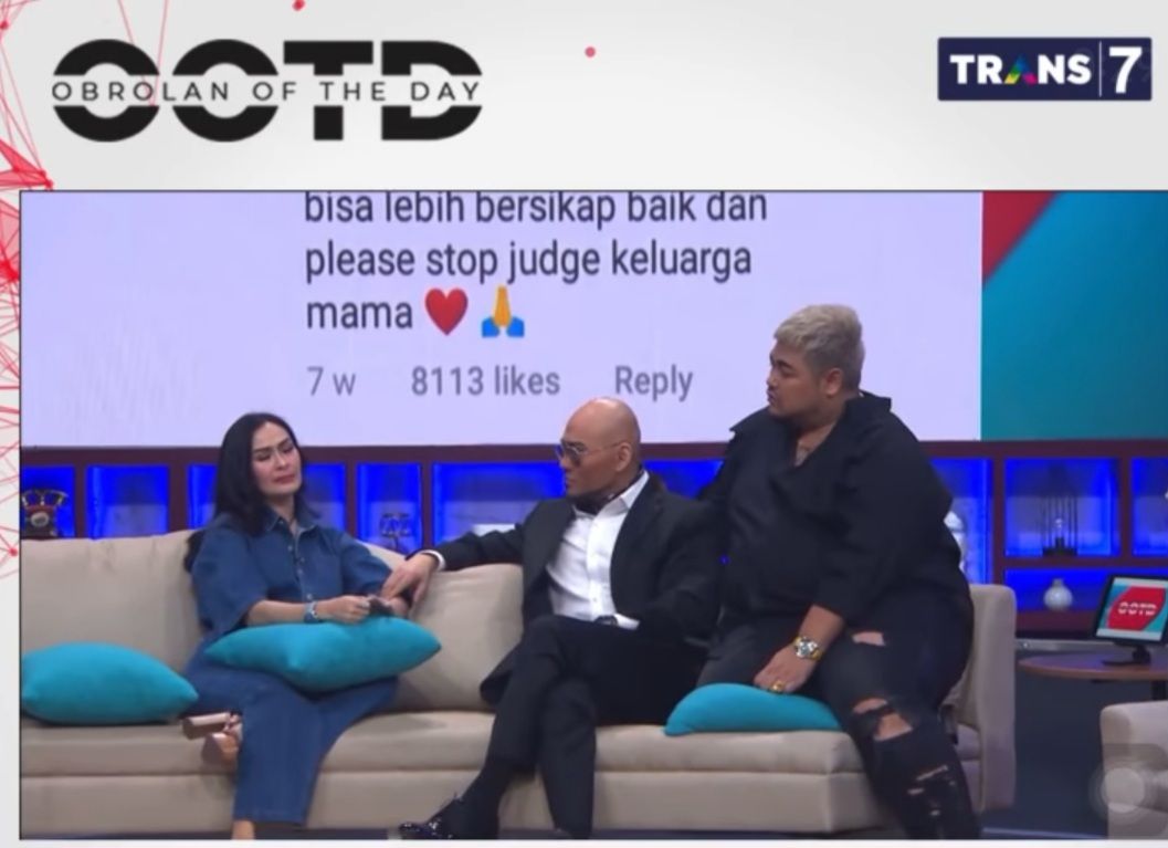 Jadwal Acara Trans 7 Senin 16 November 2020 Duh Iis Dahlia Nangis Di Depan Deddy Corbuzier Dan Igun Klik Seleb