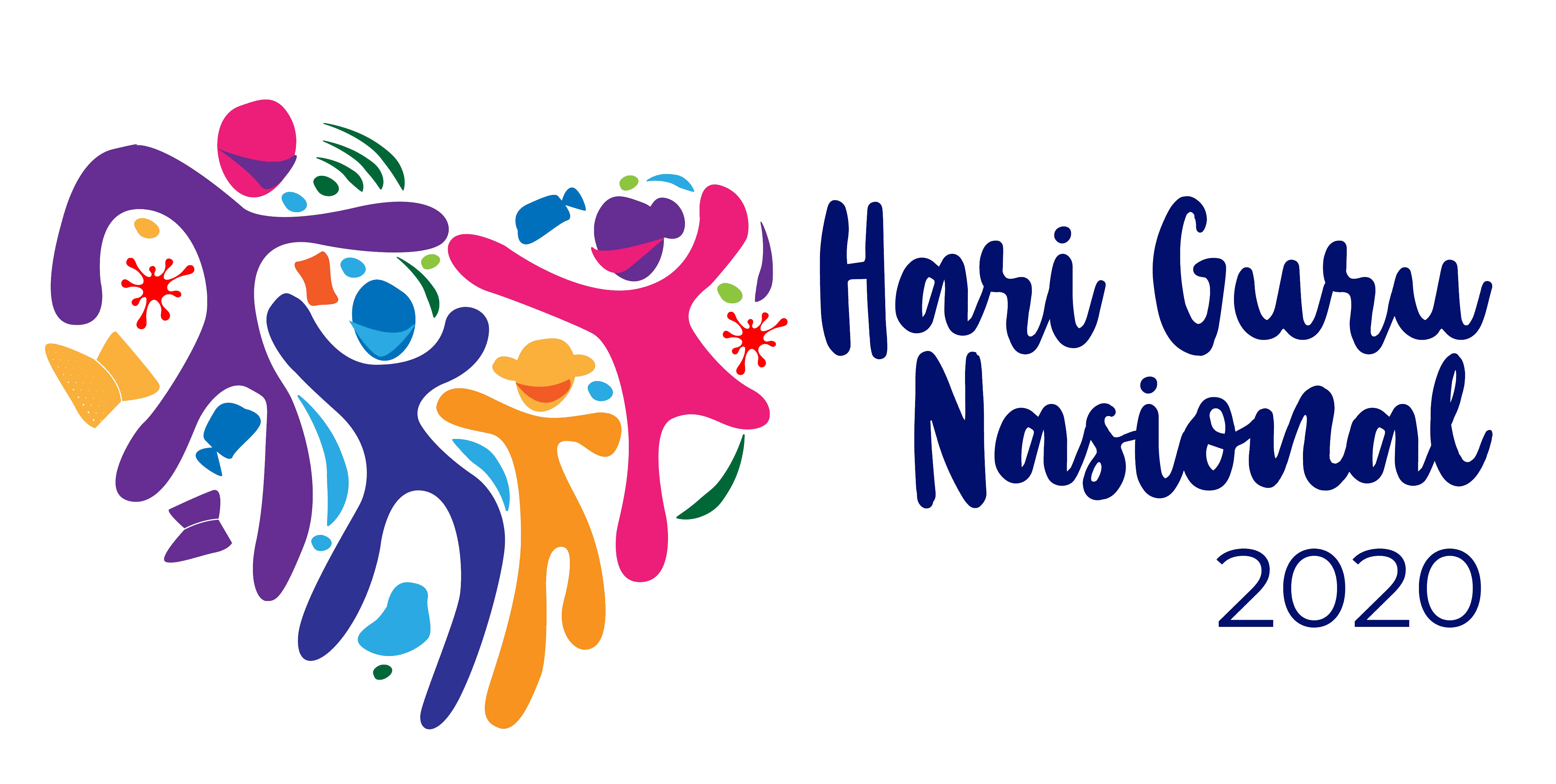 Logo Hari Guru Nasional 2020 format PNG.