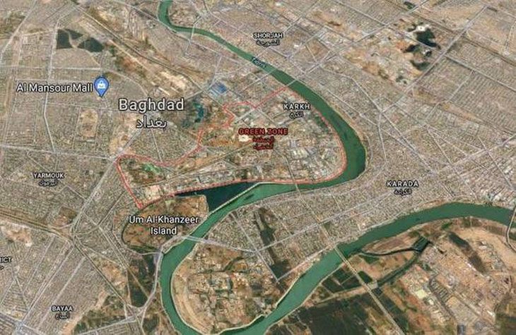 Zona Hijau di Kota Bagdad.