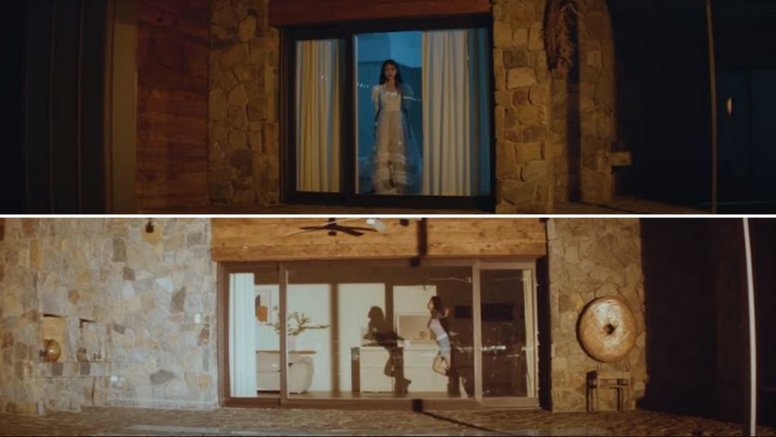Cuplikan video musik IU bertajuk 'Eight'.
