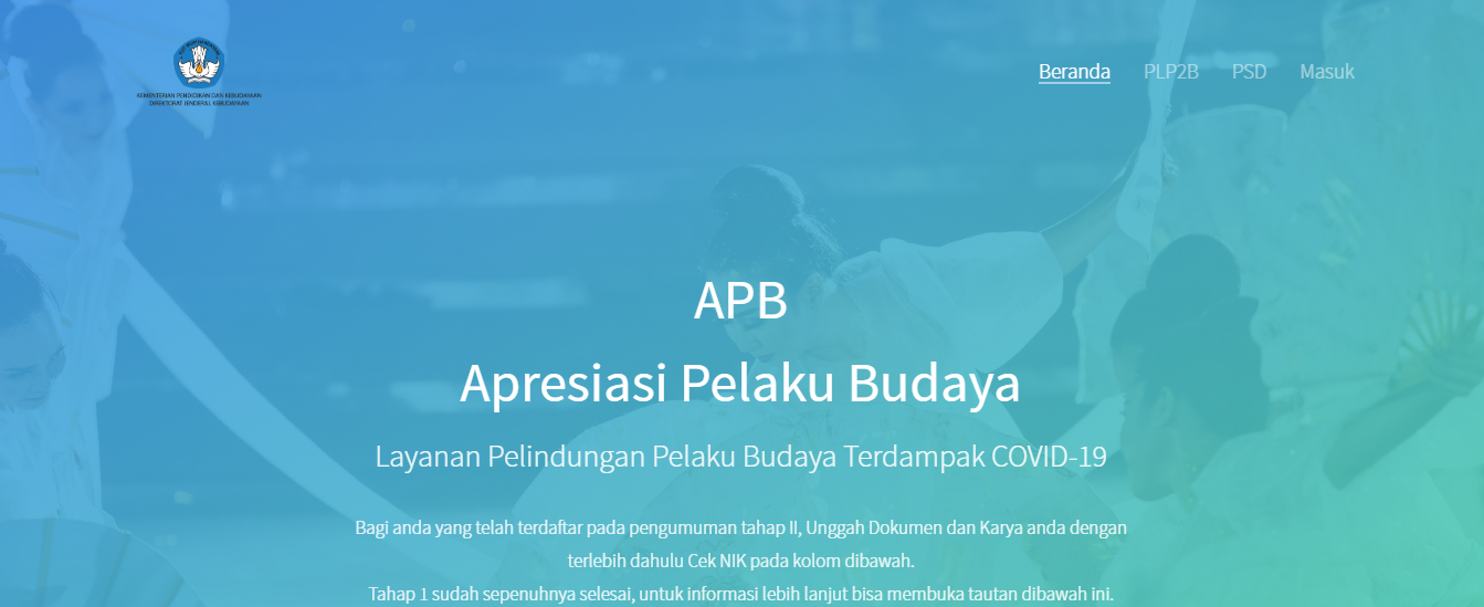Program Bantuan Apresiasi Pelaku Budaya (APB).