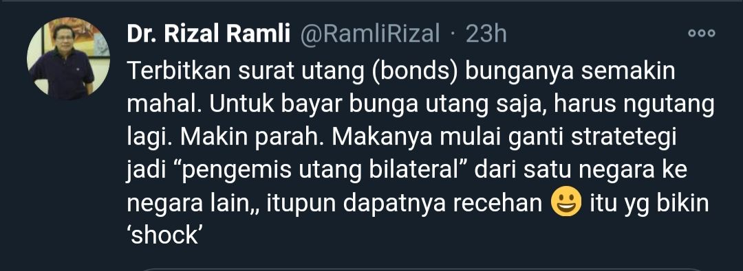 Cuitan Rizal Ramli
