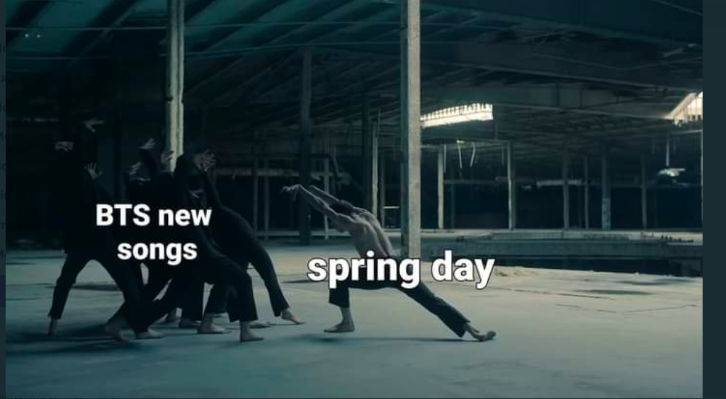 Meme BTS Spring Day