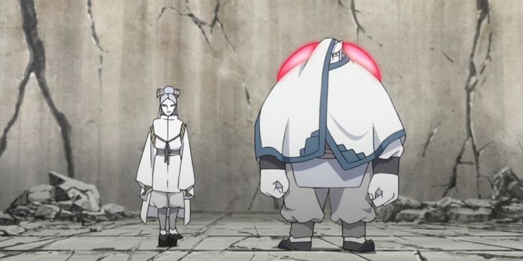 Kinshiki memiliki tubuh besar dibanding Otsutsuki lainnya.