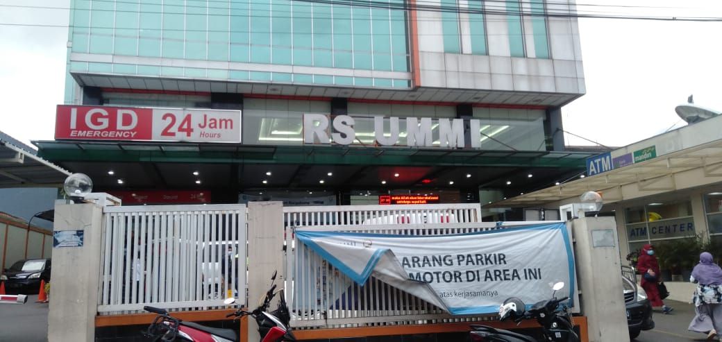 Rumah Sakit UMMI di Jalan Empang, Kota Bogor tempat Habib Rizieq mendapatkan perawatan