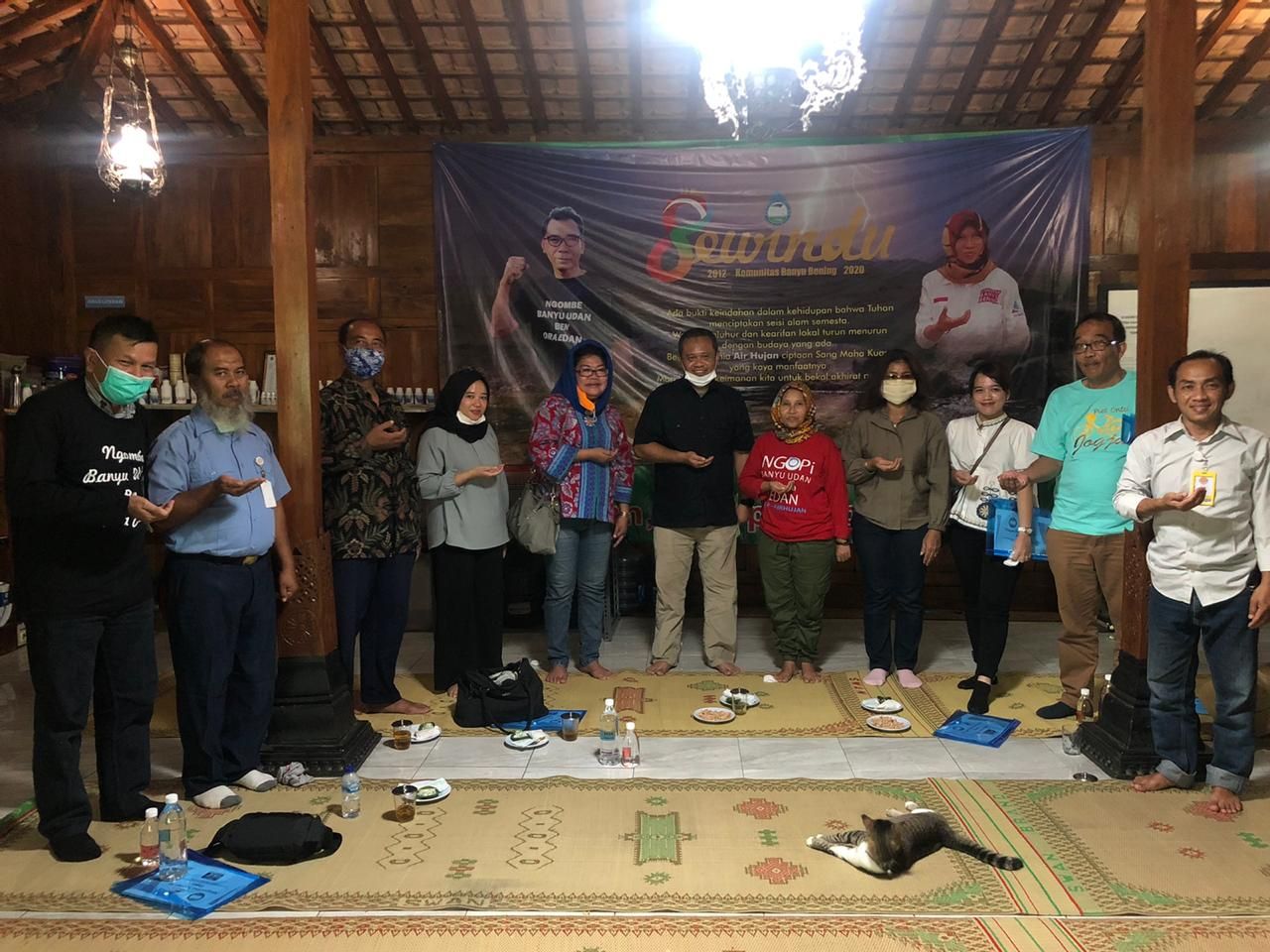 Kunjungan Mahasiswa Politekni Negeri Medan  ke sekolah Air Hujan Banyu Bening, praktek kerja lapangan pembukaan sarjana Terapan Jurusan Manajemen Kebencanaan 