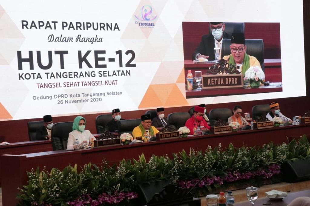 Rapat Paripurna DPRD dalam rangka Hut Ke-12 Kota Tangerang Selatan
