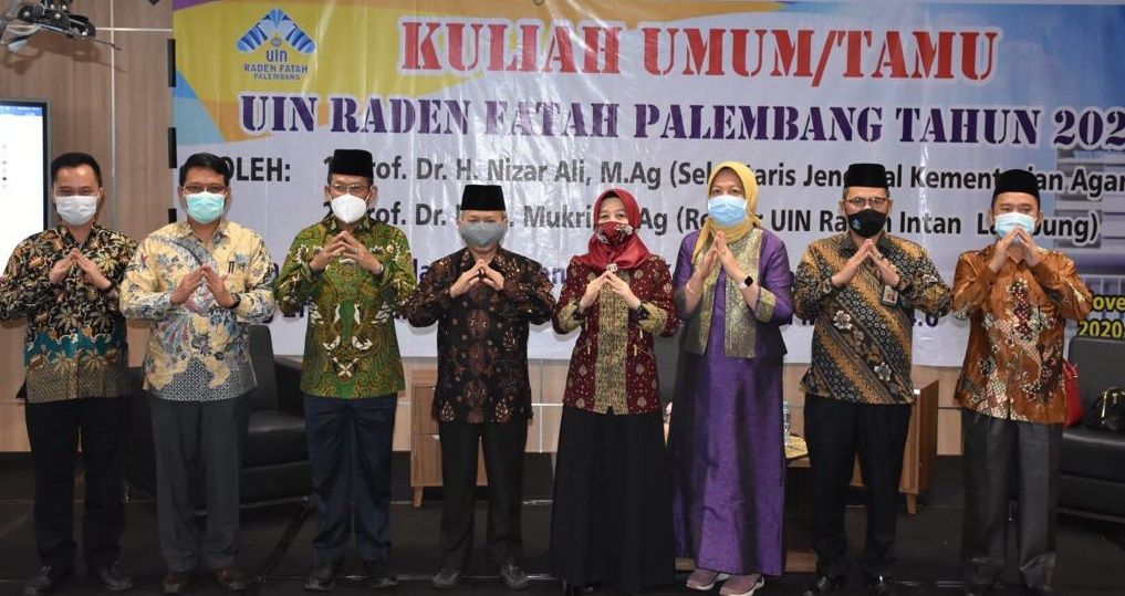 kuliah umum di UIN Raden Fatah, Palembang, Sabtu (28/11).