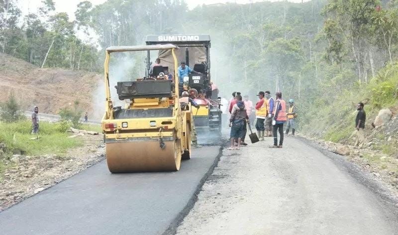 Pembangunan Jalan Trans Papua Yalimo-Jayawijaya