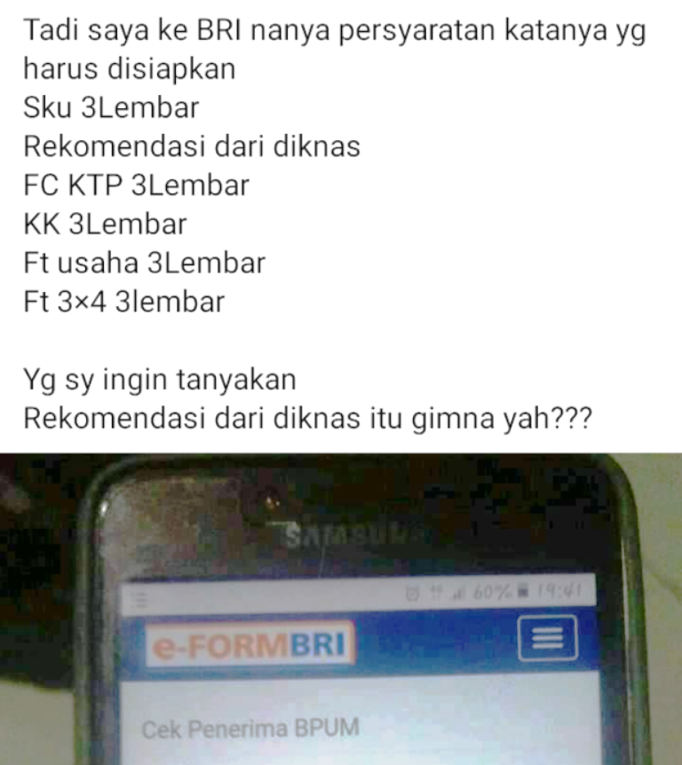 Cek Penerima BPUM di eform.bri.co.id. Bawa Ini ke BRI ...