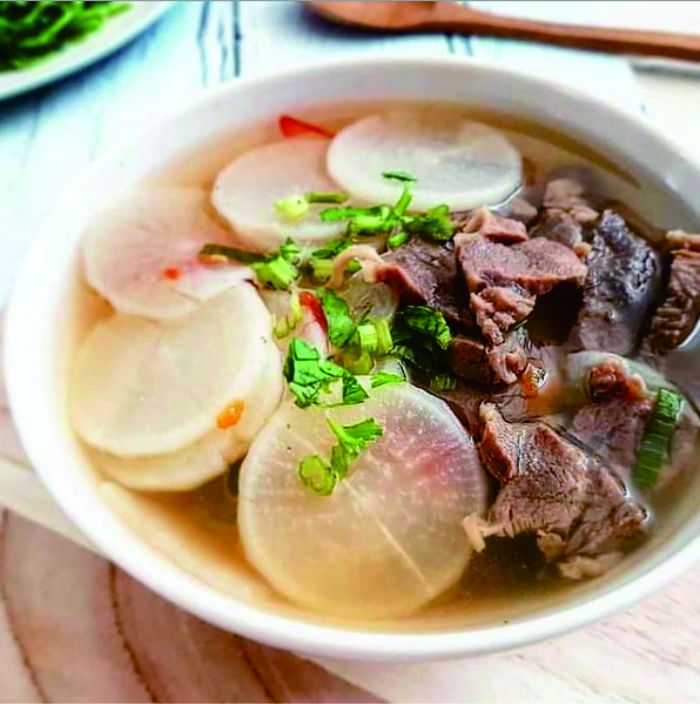 Resep Sup Daging Sapi Lobak, Makanan Berkuah yang Cocok Dimakan Saat